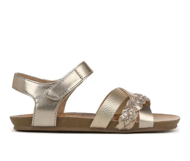 Girls' Blowfish Malibu Little Kid & Big Kid Gaia-K Sandals in Champagne color