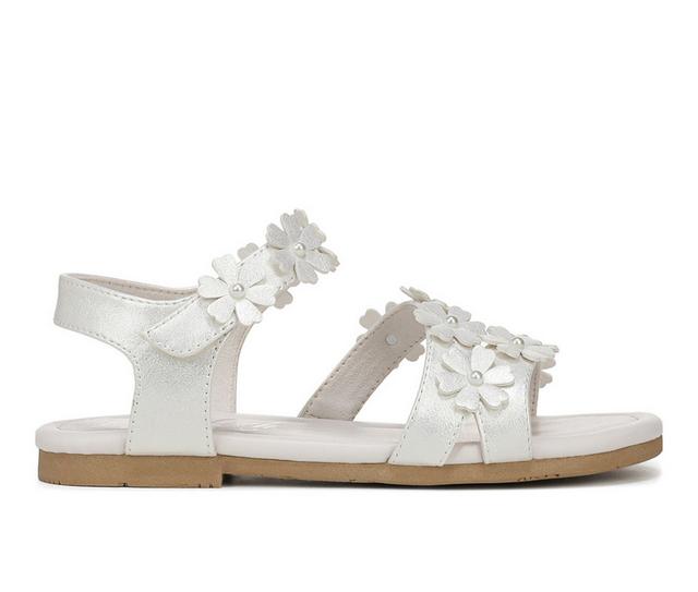 Girls' Blowfish Malibu Little Kid & Big Kid Sunflower-K Sandals in Pearl White color