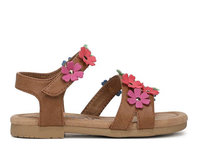 Girls' Blowfish Malibu Toddler Sunflower-T Sandals in Tan Multi color