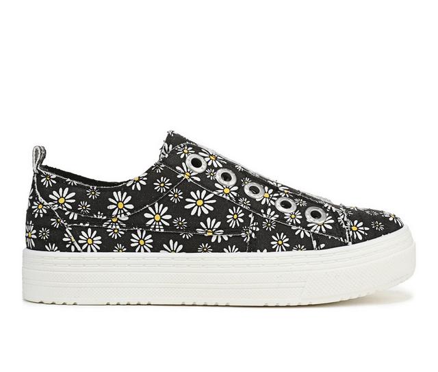 Girls' Blowfish Malibu Little Kid & Big Kid Super Play-K Sneakers in Black Daisy color