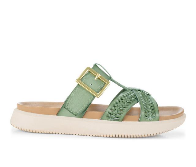 Women's Baretraps Emmery Slide Sandals in Sage color