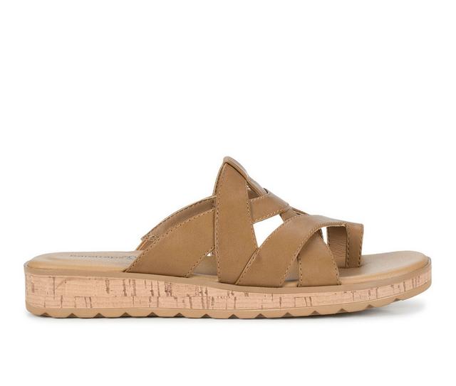 Women's Baretraps Gabbie Slide Sandals in Auburn color