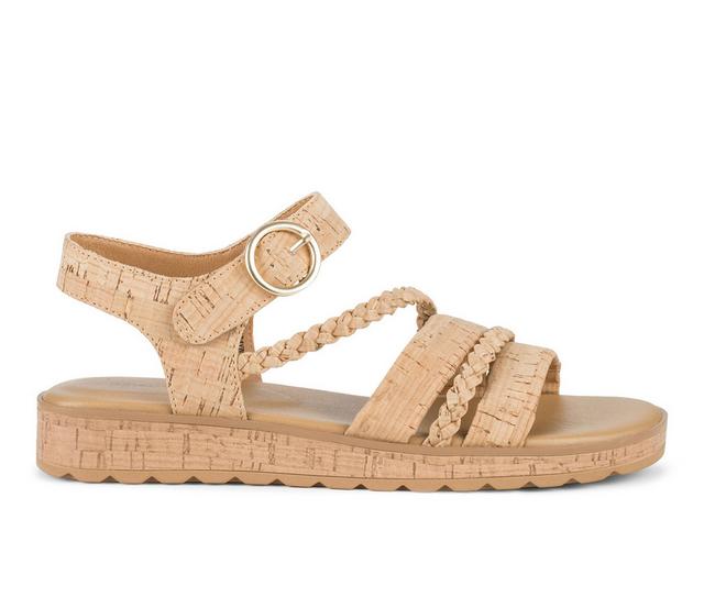 Women's Baretraps Gwyneth Slide Sandals in Natural color