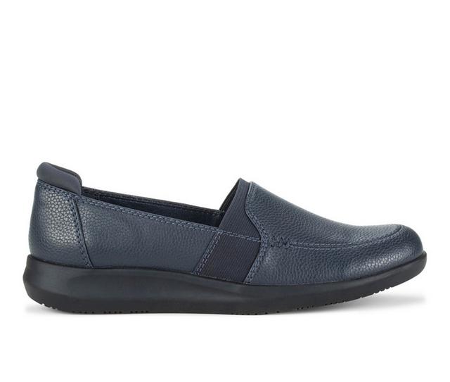 Women's Baretraps Jilian Loafers in Navy blue color