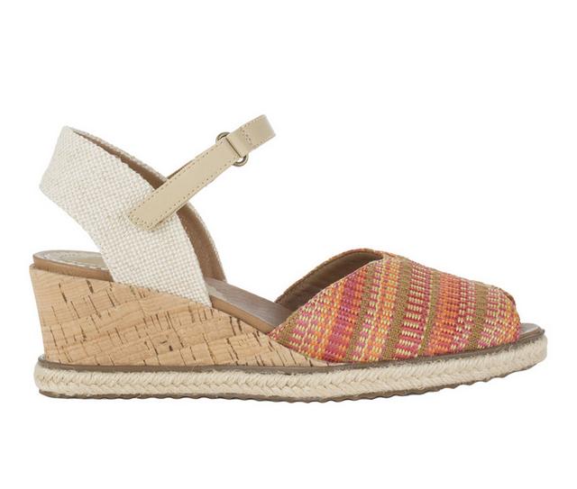 Women's Baretraps Odetta Wedges in Coral multi color