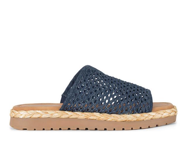 Women's Baretraps Tasmine Wedge Sandals in Dark denim color