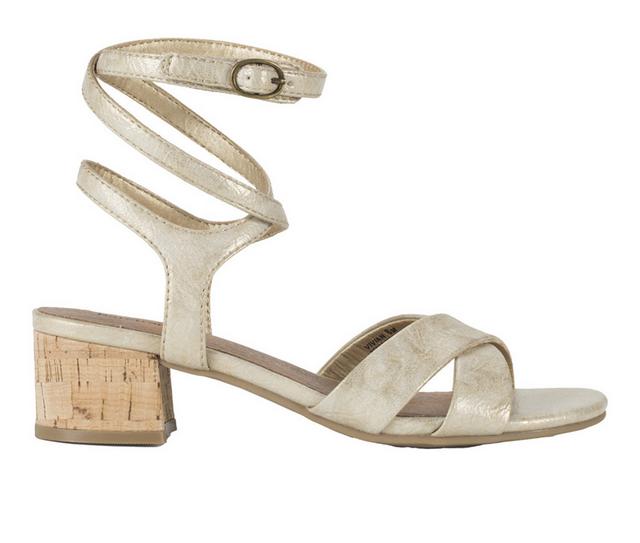 Women's Baretraps Vivian Dress Sandals in Light gold color