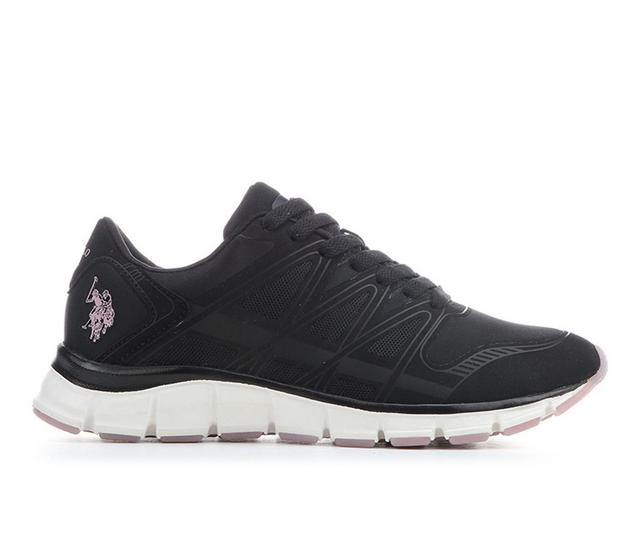 Women's US Polo Assn Lennie-L in Black/Zephyr color