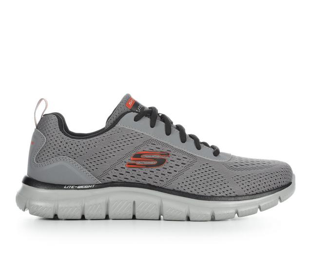 Men's Skechers 232758 Track Leshur Walking Shoes in Charcoal color