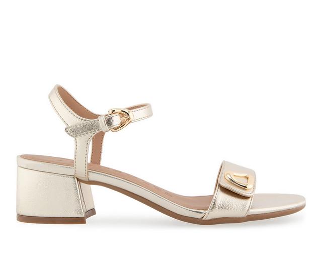 Women's Aerosoles Cairo Pumps in Gold Metallic color