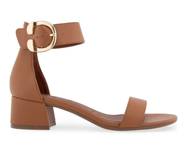 Women's Aerosoles Carew Dress Sandals in Tan color