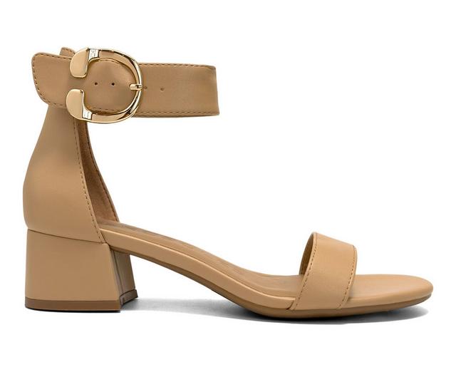 Women's Aerosoles Carew Dress Sandals in Beige Bisque color