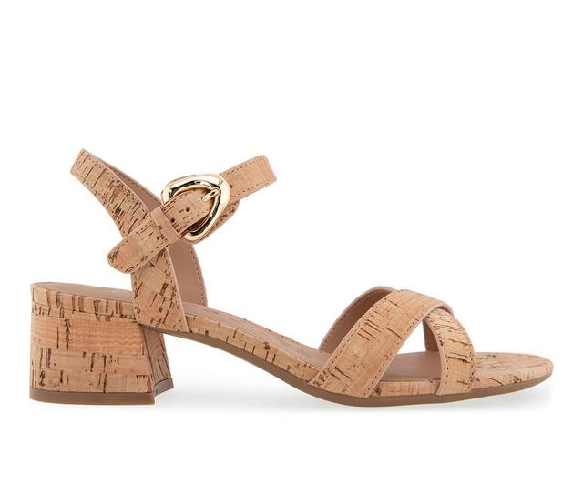 Aerosoles Cinzia Dress Sandals in Cork color