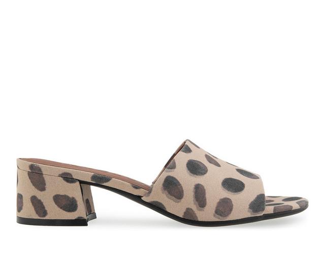 Women's Aerosoles Como Dress Sandals in Natural Brown color