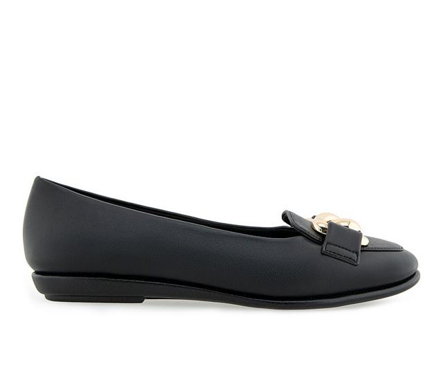 Women's Aerosoles Bell Flats in Black color