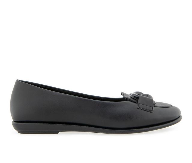 Women's Aerosoles Bell Flats in Black Tonal color