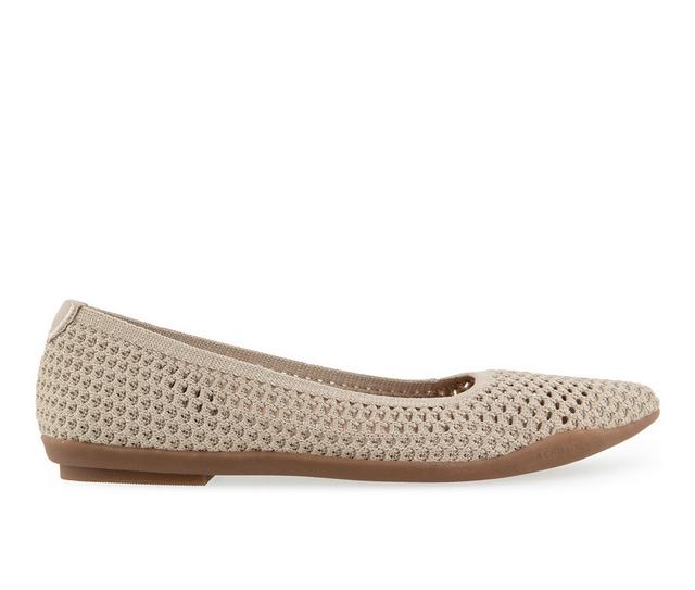 Women's Aerosoles Danielle Flats in Gold color