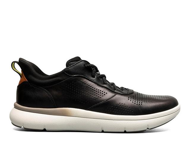 Florsheim Fllet Perf Toe Sneaker Oxfords in Black color