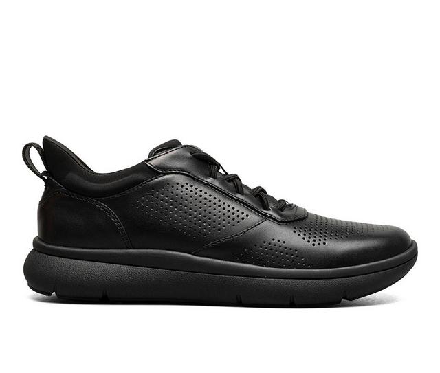 Florsheim Fllet Perf Toe Sneaker Oxfords in Blk Smooth color