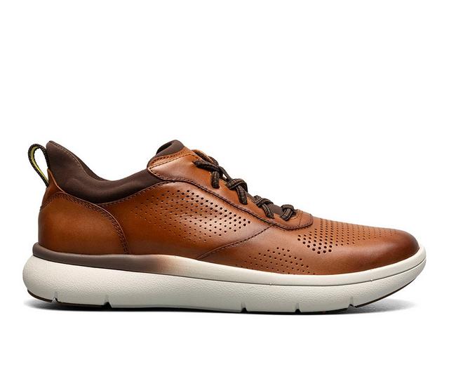 Florsheim Fllet Perf Toe Sneaker Oxfords in Cognac color
