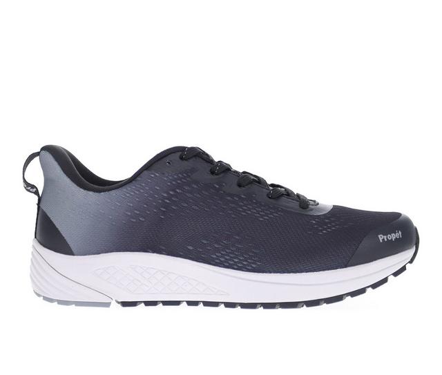Men's Propet One Evolve Walking Shoes in Black steel color