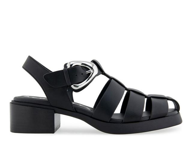 Women's Aerosoles Dapper Sandals in Black color