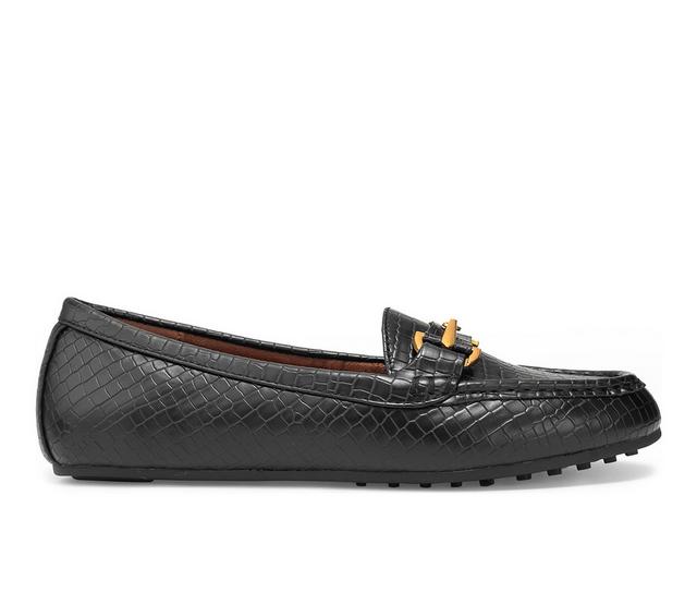 Women's Aerosoles Day-Drive Loafers in Black color