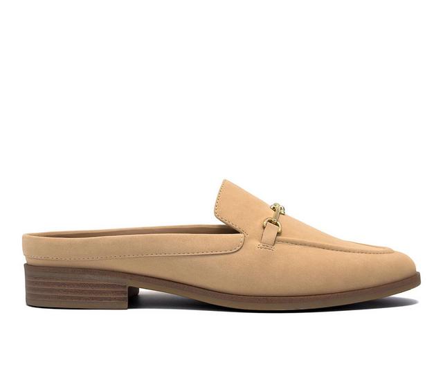 Women's Aerosoles Erik Loafer Mules in Beige Bisque color