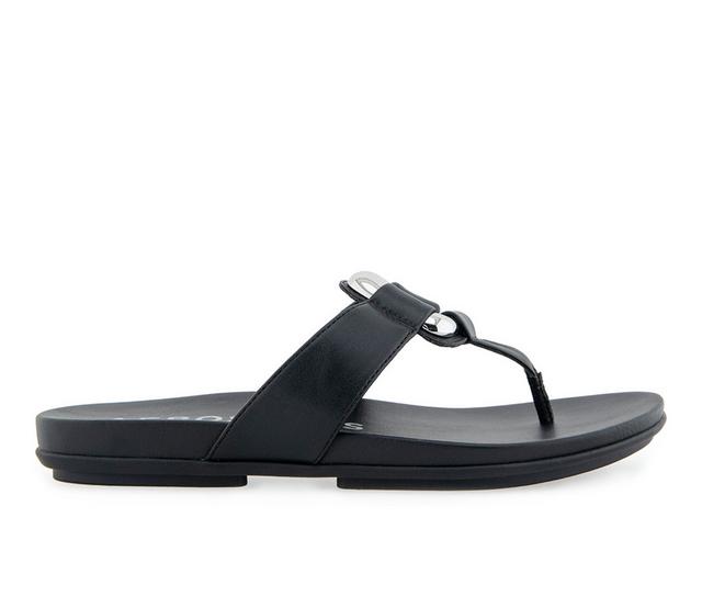Women's Aerosoles Fallon Flip-Flops in Black color
