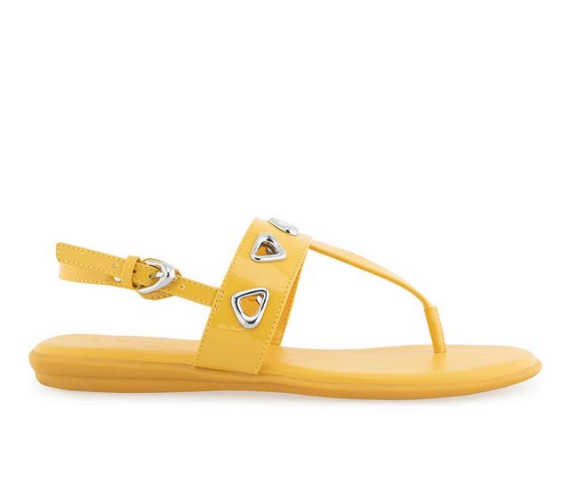 Women's Aerosoles Lago Flip-Flops in Yellow color