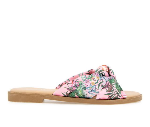 XOXO Menata Sandals in Flamingo color