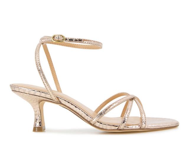 XOXO Nicole Dress Sandals in Platino Snake color