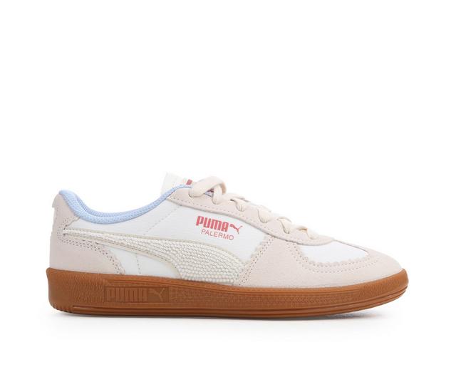 Women's Puma Palermo Sneakers in Beige/White color