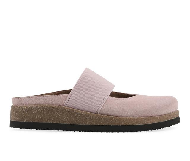 Women's White Mountain Bassi Clogs in Blush Pink color