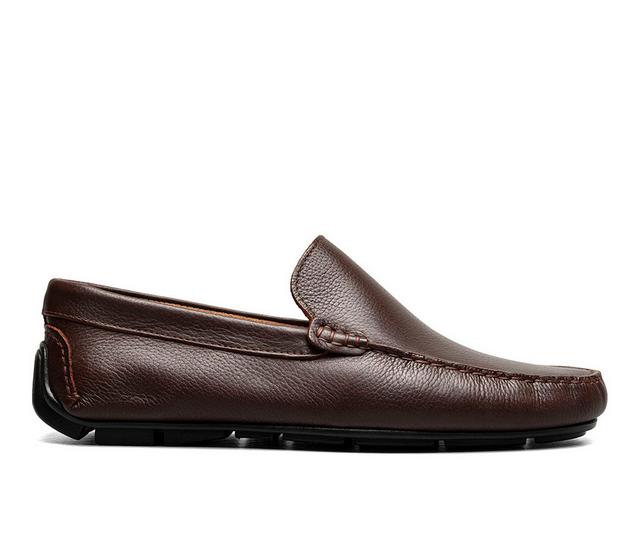 Florsheim Lago Venetian Driver Slip-On Shoes in Chocolate color