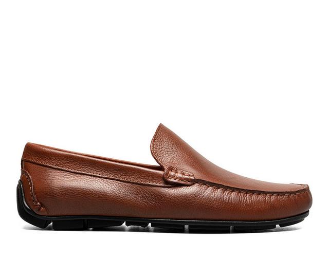 Florsheim Lago Venetian Driver Slip-On Shoes in Cognac Tum color