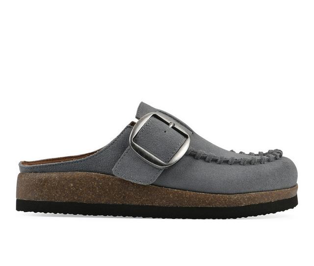 Women's White Mountain Bayberry Clogs in Blue Rasberry color