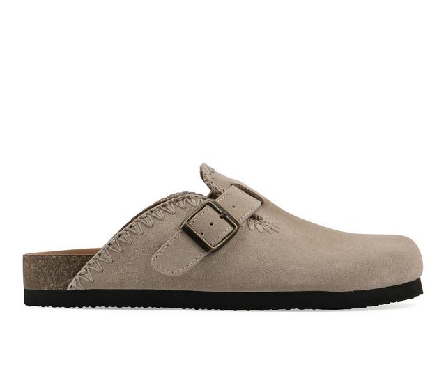 Women's White Mountain Bendees Clogs in Sandalwood color