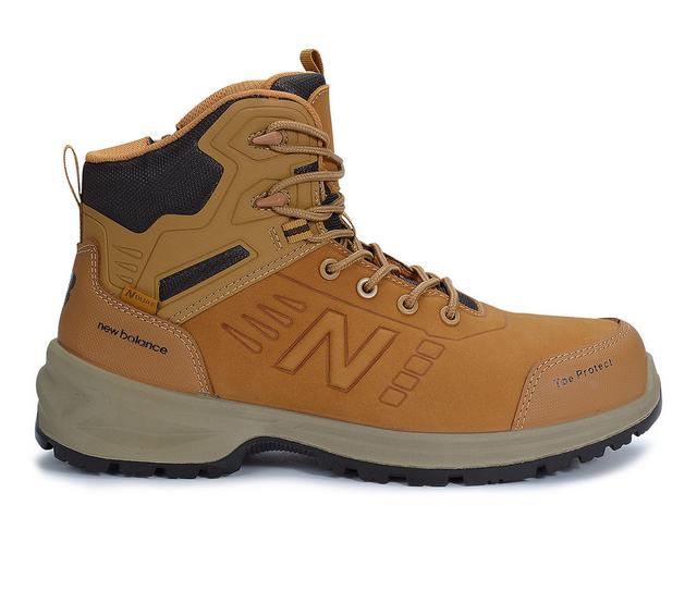 Men's New Balance Safety Calibre Work Boots in Wheat color