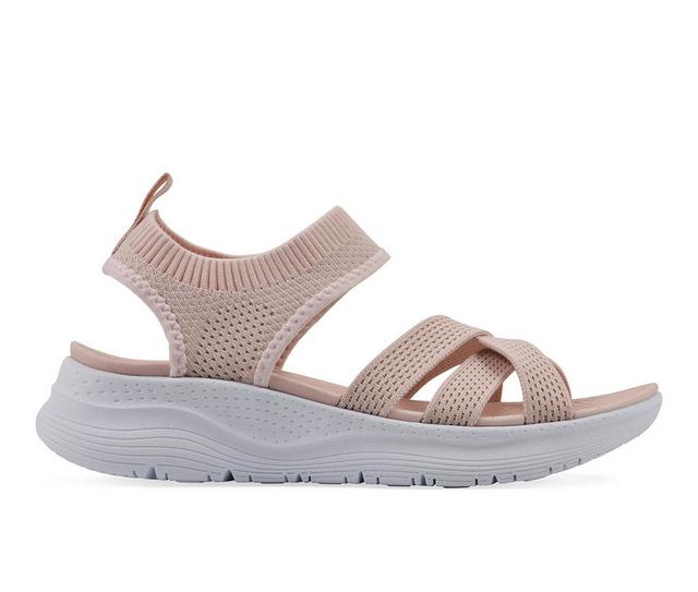 Women's White Mountain Charry Sandals in Mauve color