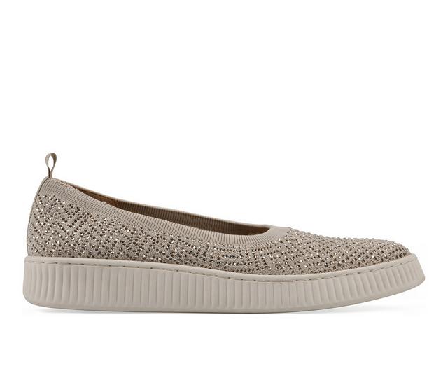Women's White Mountain Digs Flats in Taupe color