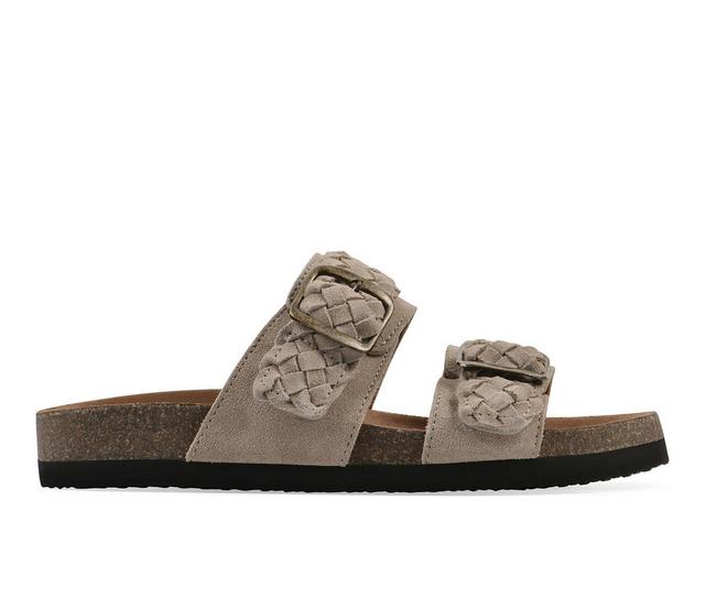 Women's White Mountain Hey Hey Footbed Sandals in Sandalwood color
