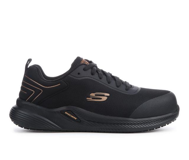 Men's Skechers SZ CARBIX NIA CT Work Shoes in BLACK color