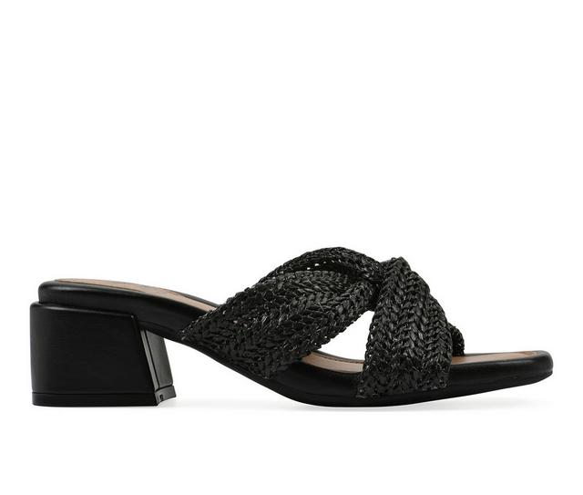 Women's White Mountain Mills Dress Sandals in Black color