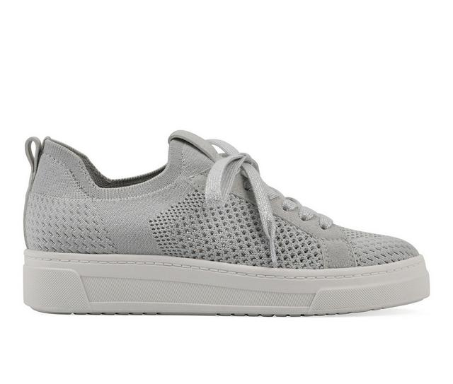 Women's White Mountain Uncut Sneakers in Light Grey color