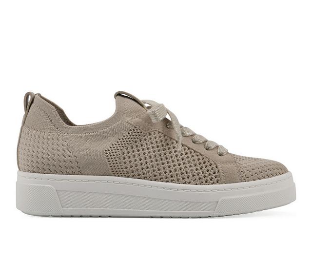 Women's White Mountain Uncut Sneakers in Taupe color