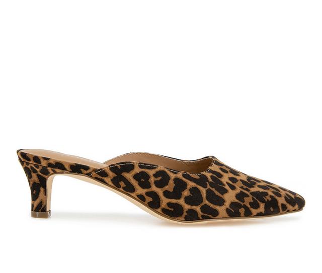 KENSIE Madelyn Dress Sandals in Natural Leopard color