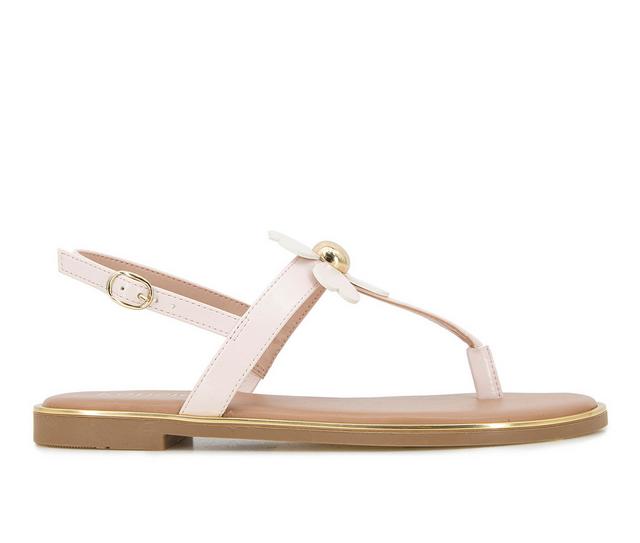 KENSIE Maeve Sandals in Blush color