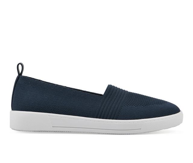 Women's White Mountain Upright Sneakers in Navy color