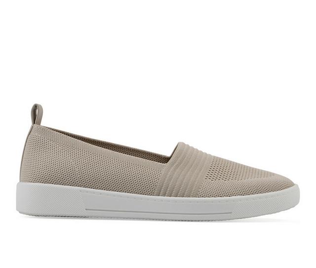 Women's White Mountain Upright Sneakers in Taupe color